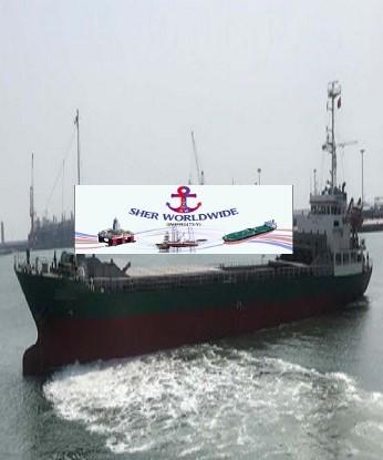 Sher Worldwide, General Cargo Ship for Sale, Single Decker Vessel, Belize Flagged Ship, Japanese Bui