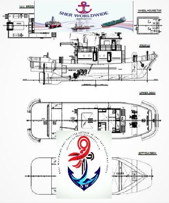 Sher Worldwide, #sw, Towing Tug Boat for Sale, Korean Vessel, KOMSA Class, Seohae Shipbuilding, Yanm