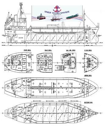 Sher Worldwide, 1,400 DWT Oil/Chemical Tanker, Korea Flag, KR Class, Great Coastal, Double Hull, Dou