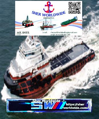 Sher Worldwide, AHTS, 16,000BHP, TIER II, DP2, BP 204T, BLT 2004, Keppel, Singapore, CCS, CSA, Tug, 