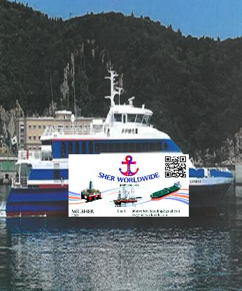 Sher Worldwide, Fast Ferry for Sale, Catamaran Type Ferry, 362 PAX Ferry, Coastal Trading Vessel, Ko
