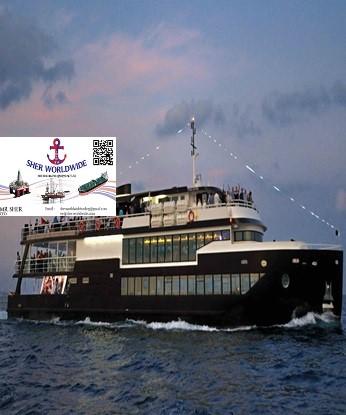 Event Boat, Day Cruiser, Turkish Loydu, 2011, Turkey, 45m, 9m, 2.45m, Doosan, 800hp, 1200hp, Bow Thr