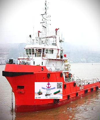 Offshore Support Vessel, Fire Fighting Vessel, ABS Class, Caterpillar Engines, Bollard Pull, Marine 